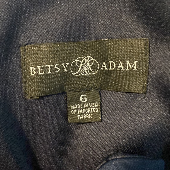 Betsy & Adam One Shoulder Formal Dress - Picture 4 of 5